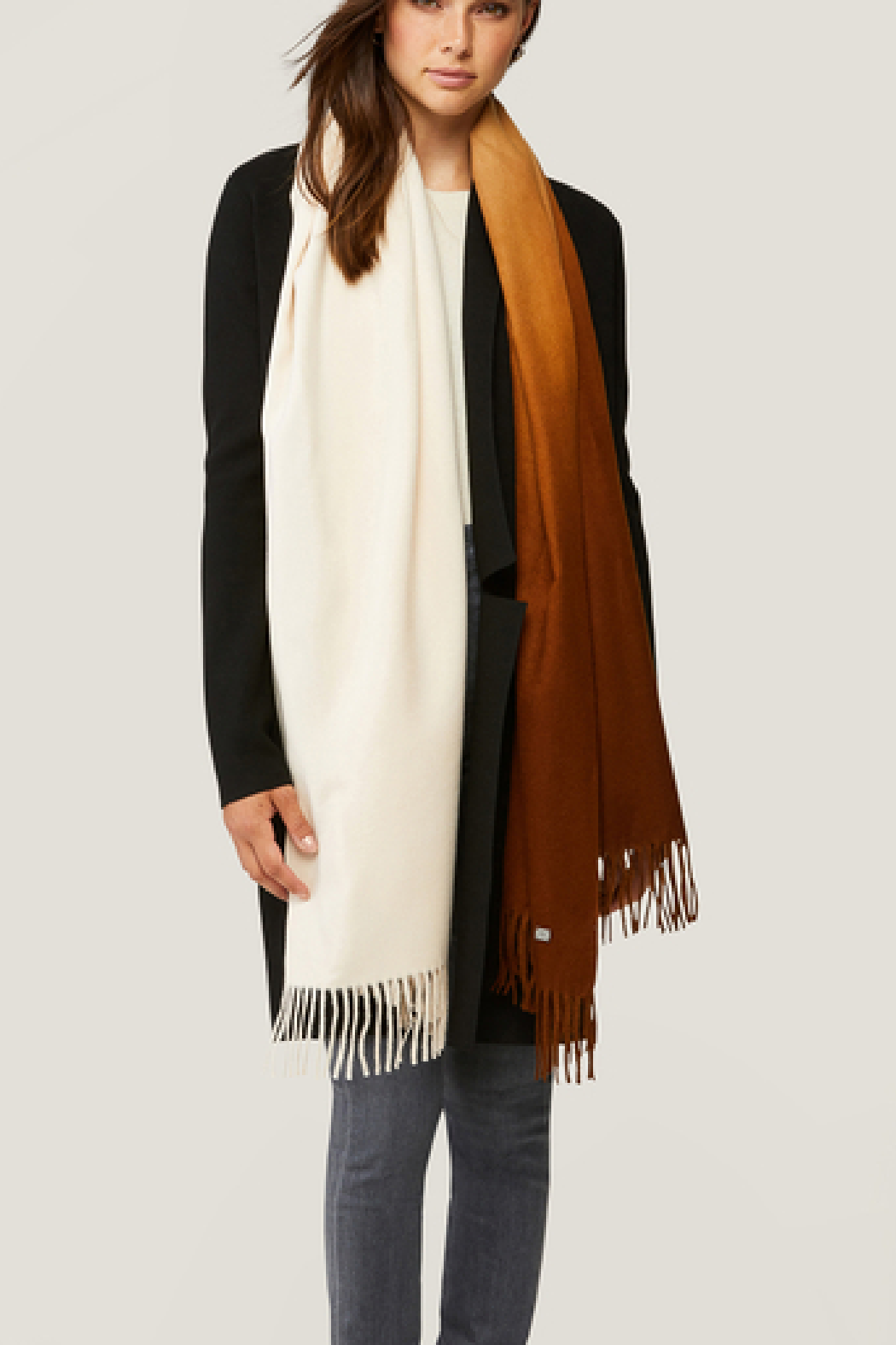 Soia Kyo Two Tone Scarf