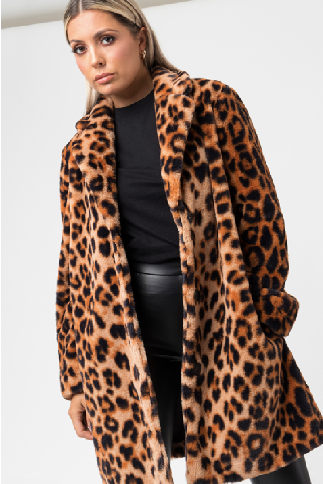 Gizelle Leopard Coat