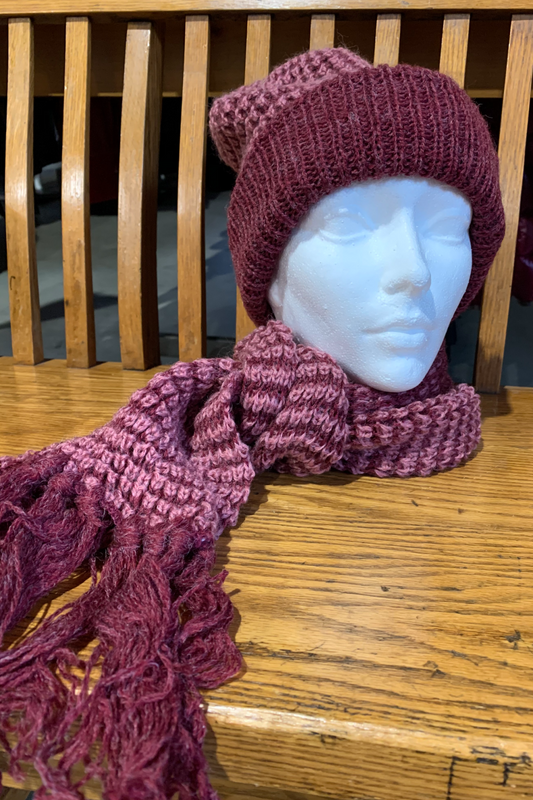 Knit Scarf Set