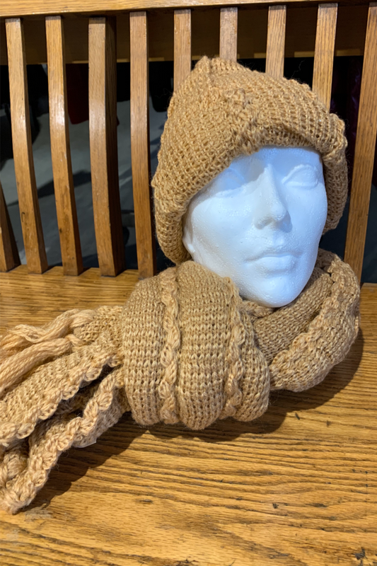 Knit Scarf Set