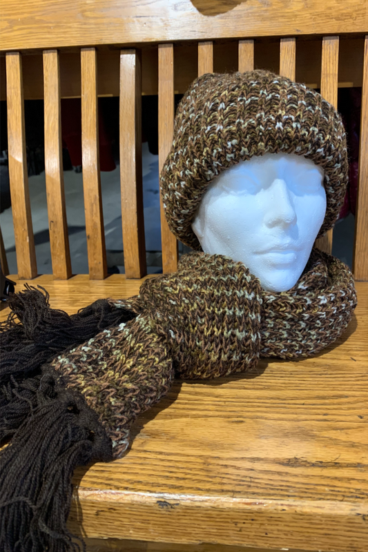 Knit Scarf Set