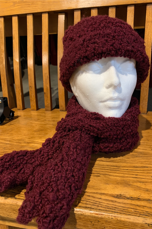 Knit Scarf Set