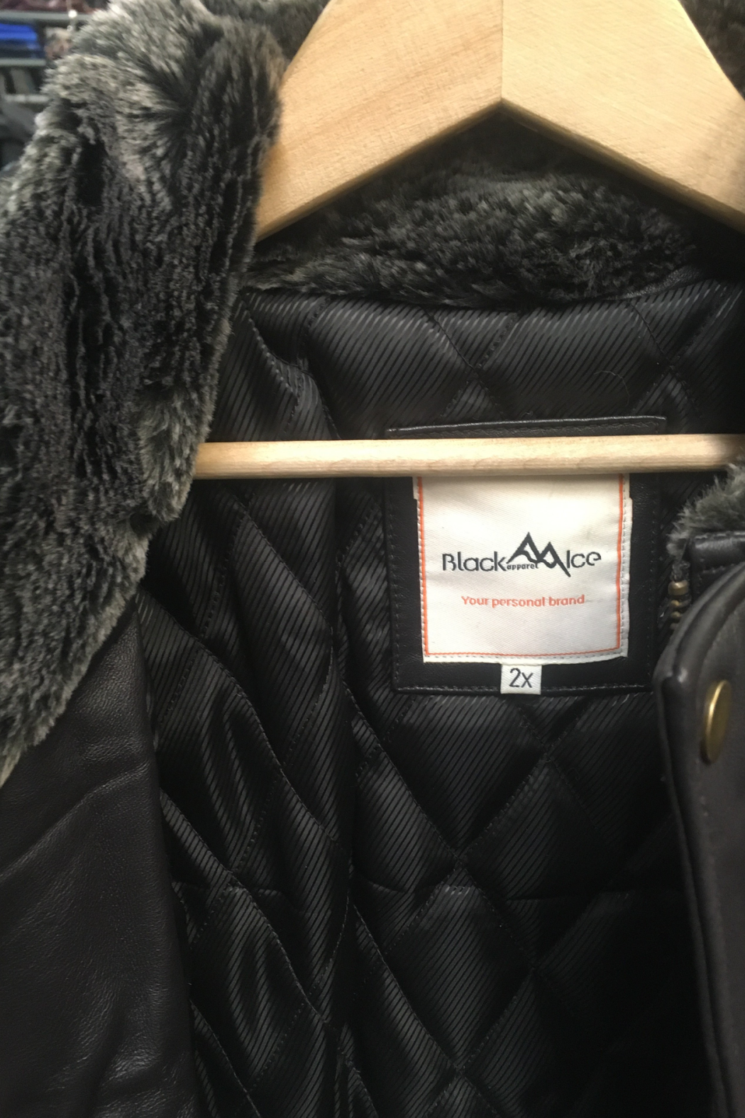 Black Ice Leather Jacket 5116