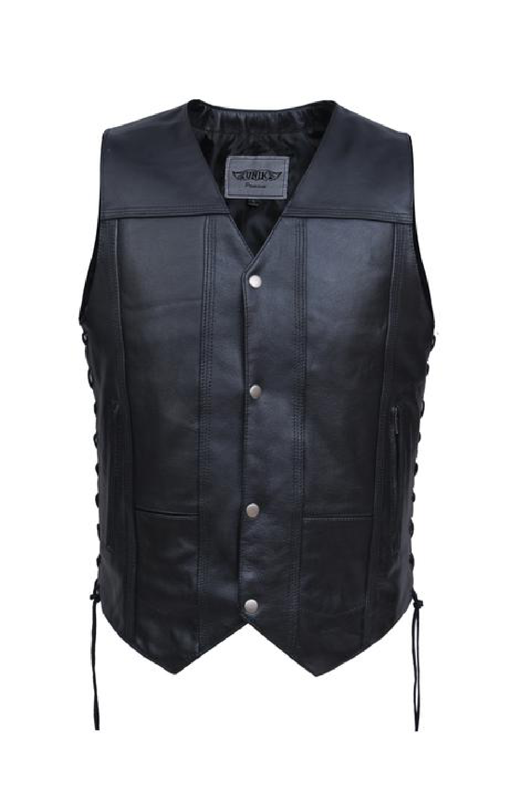 Unik 10 Pocket Leather Vest