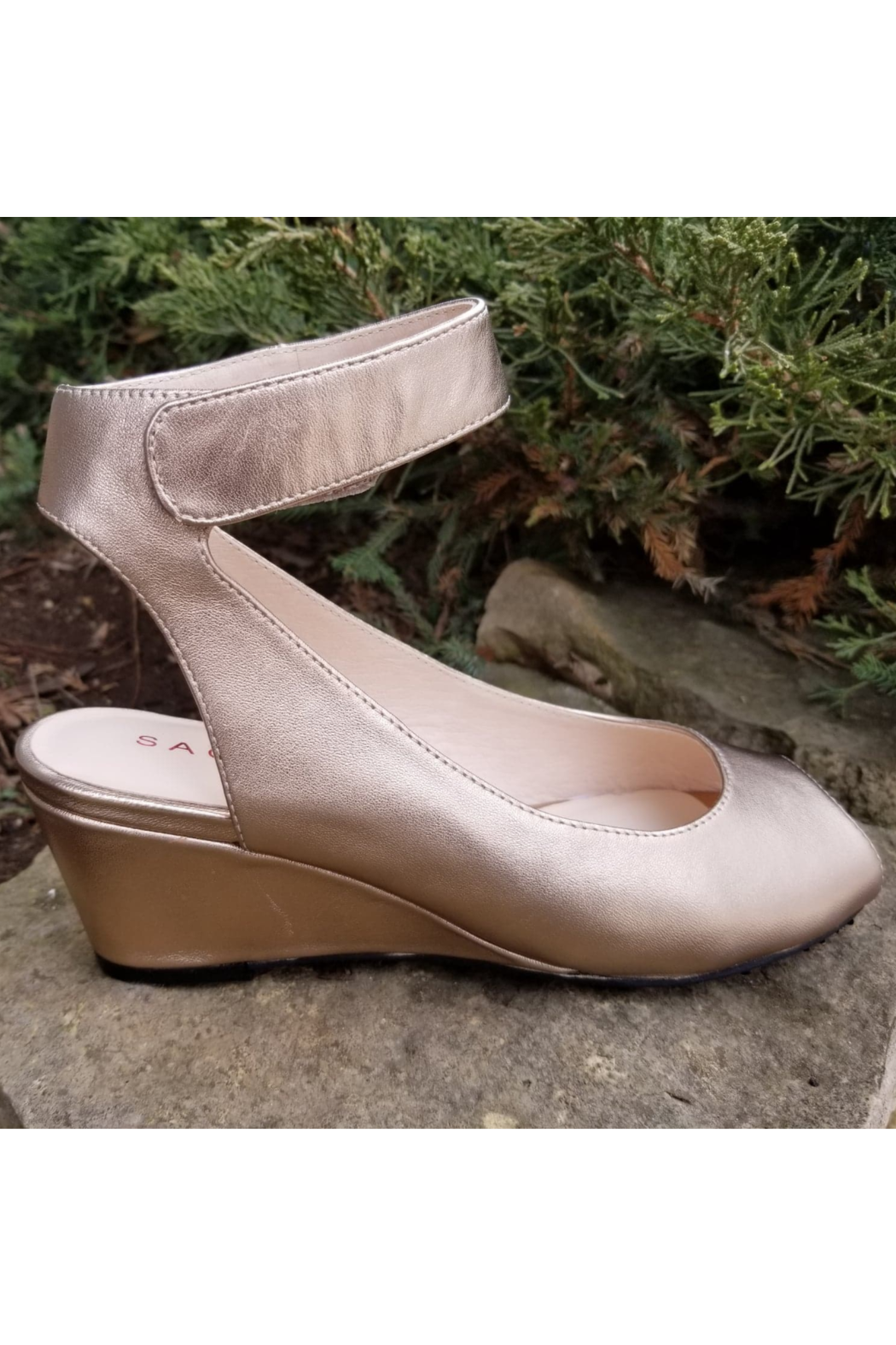 Venice Metallic Wedge