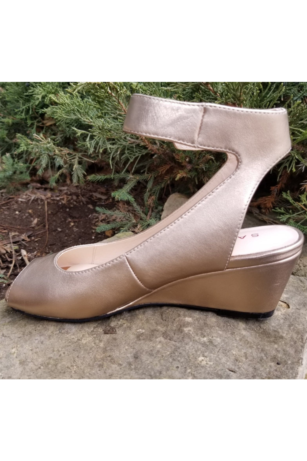 Venice Metallic Wedge