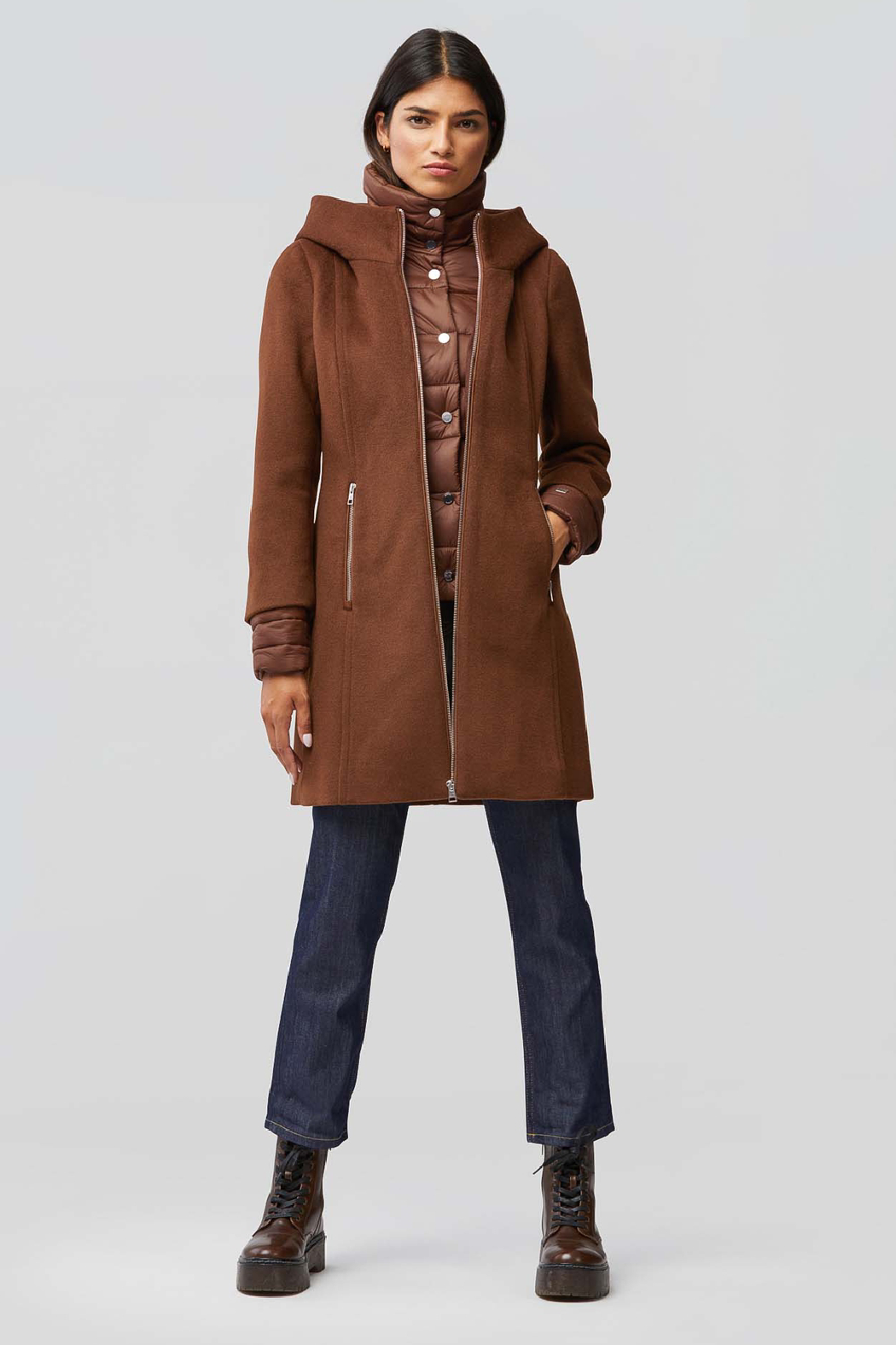 Rooney-N Wool Coat with Puffy Collar