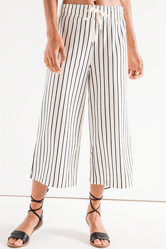 The Pinstripe Culotes
