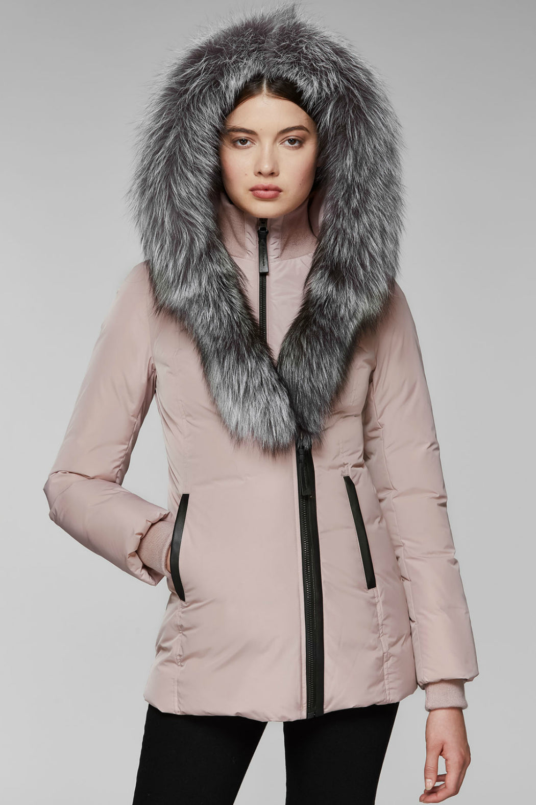Adali-X Down Coat with Fur