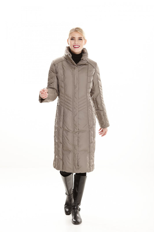 Down Filled Full Length with Removeable Hood Jacket 1075