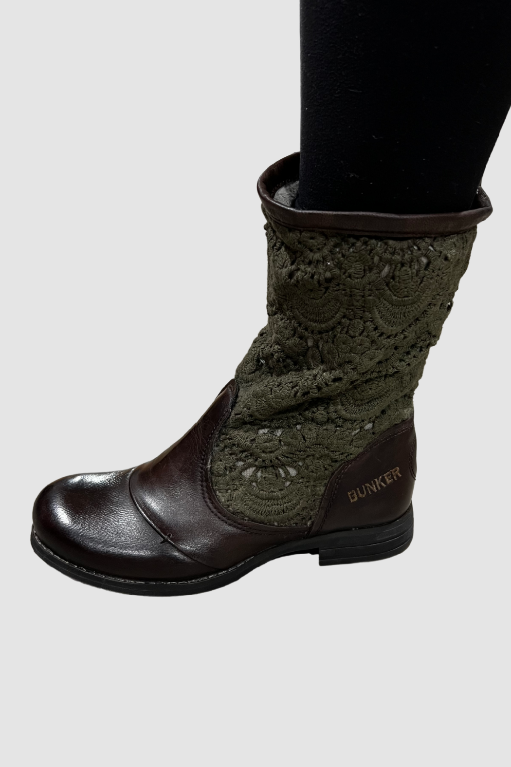 Bunker Lined Crochet Slouch Boot