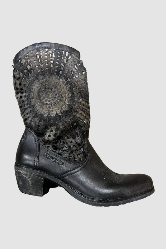 Bunker Crochet Cowgirl Boot