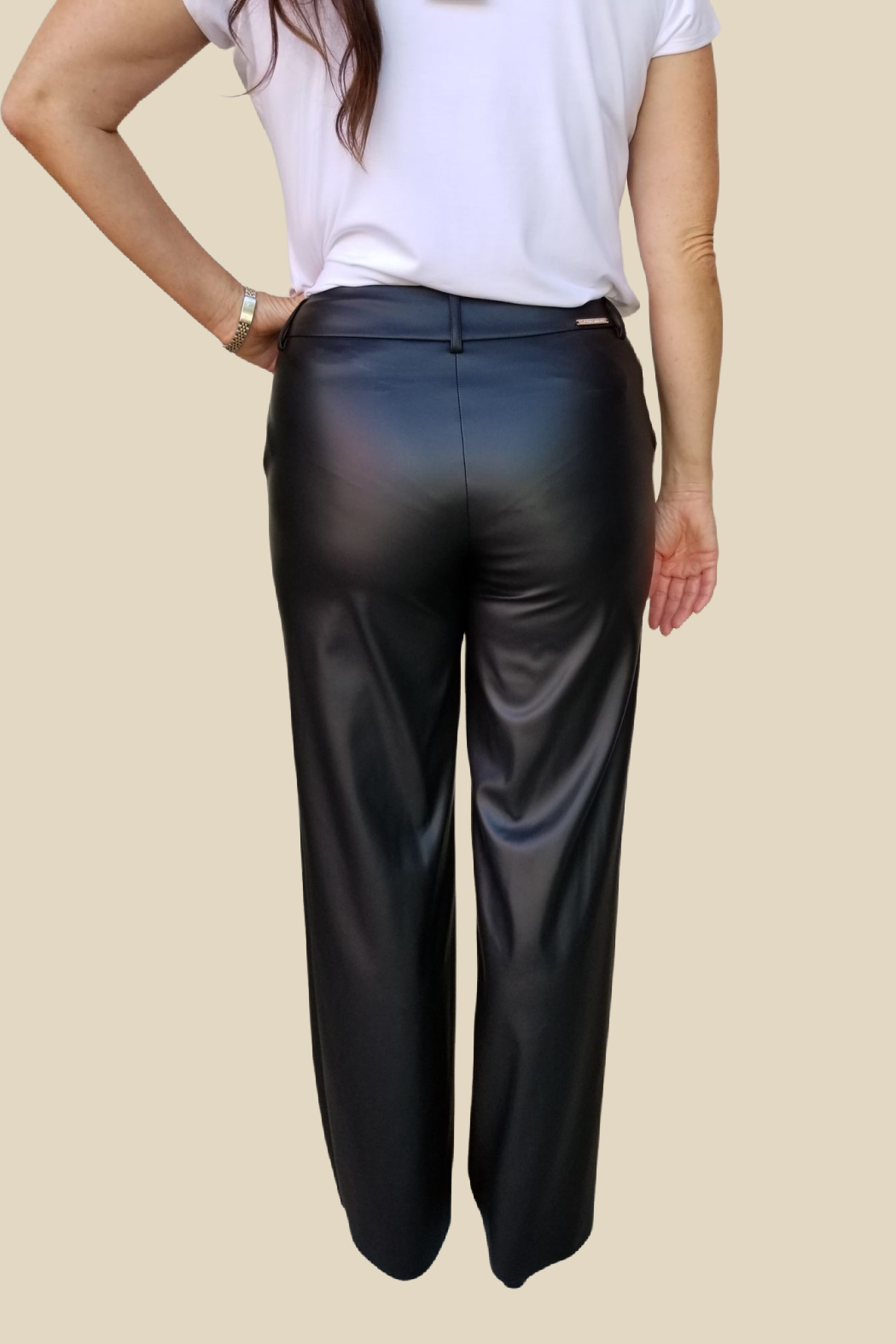 Pleather Straight Leg