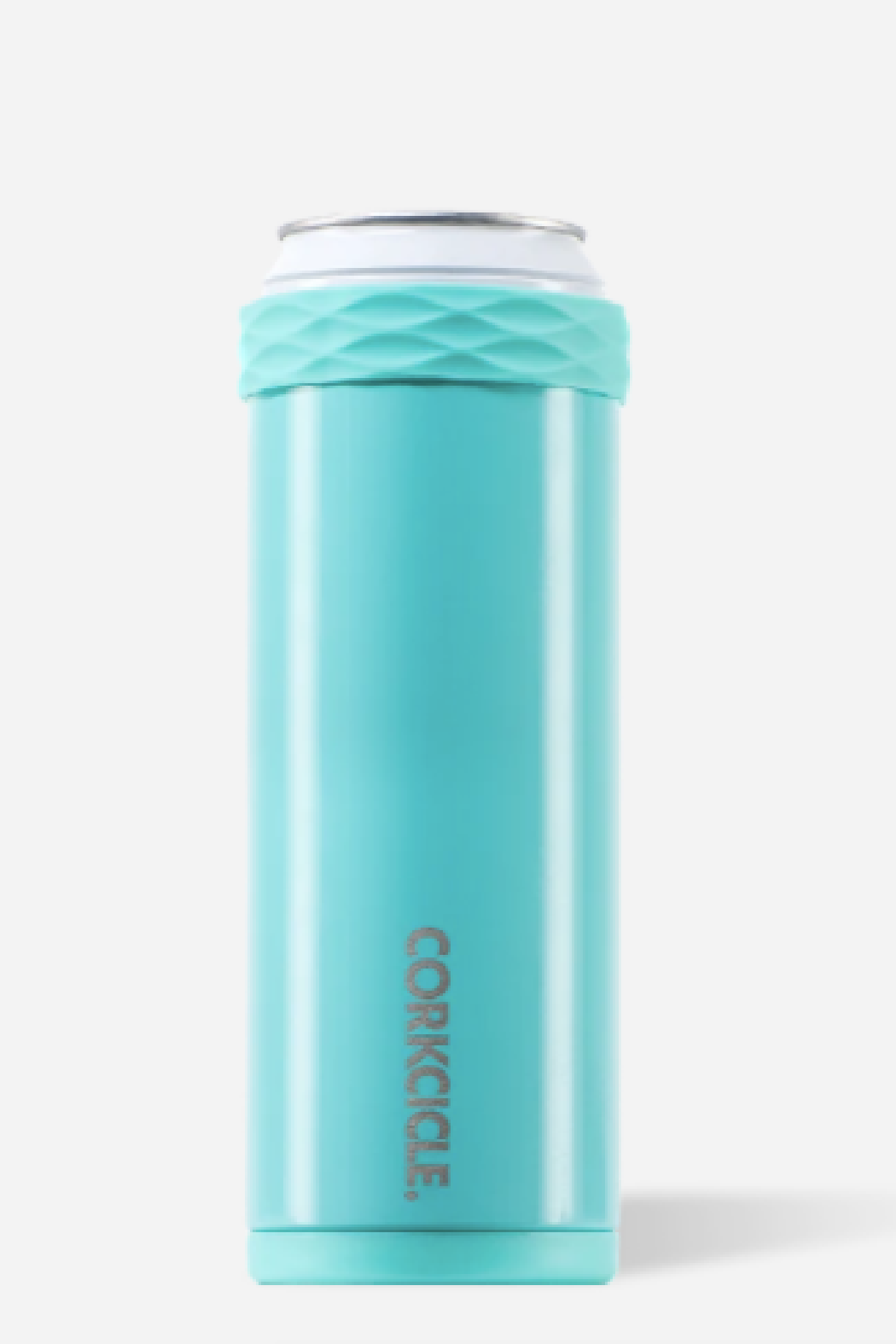 Turquoise Slim Can