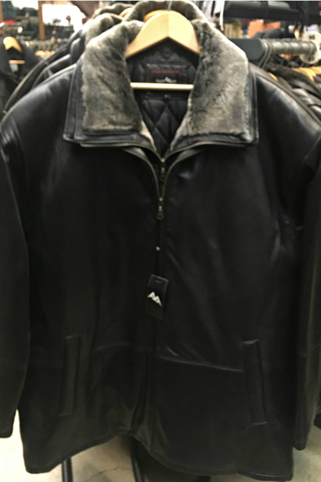 Black Ice Leather Jacket 5119