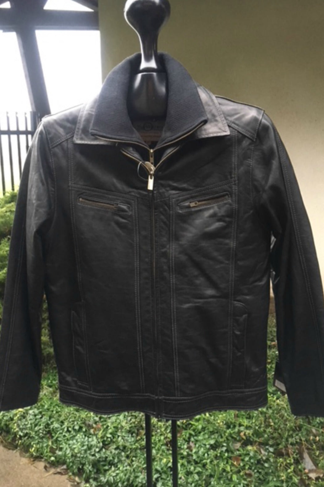 Transmission Leather Coat 3810