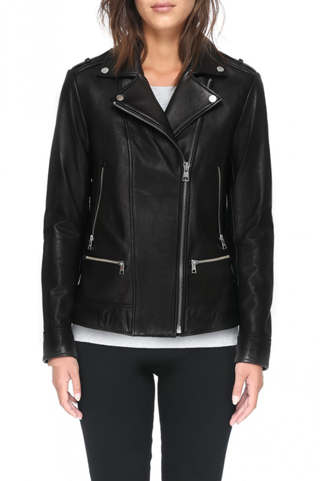 Bryony Moto Leather Jacket