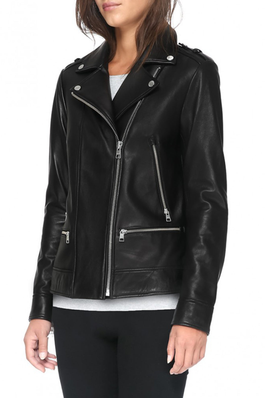 Bryony Moto Leather Jacket